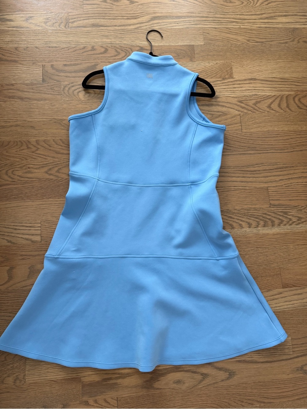 Carolina Blue Ladies Sleeveless Athletic Dress w/spandex shorts - Picture 2 of 5